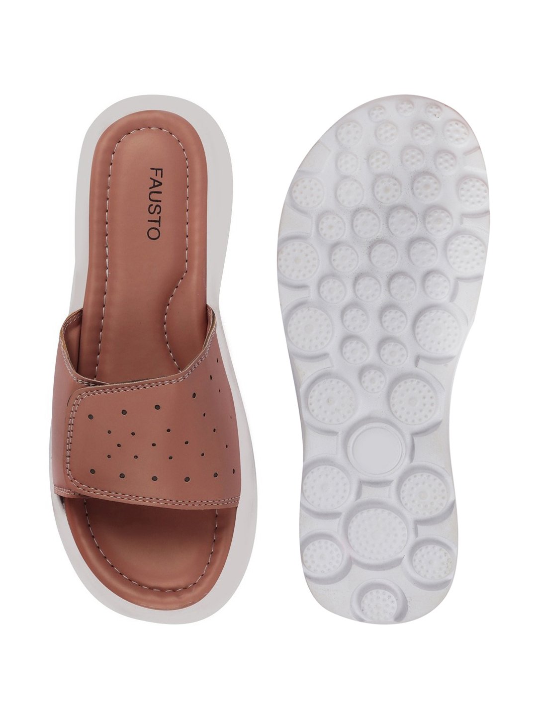 Pink Velcro Slippers & Flip Flops for Women