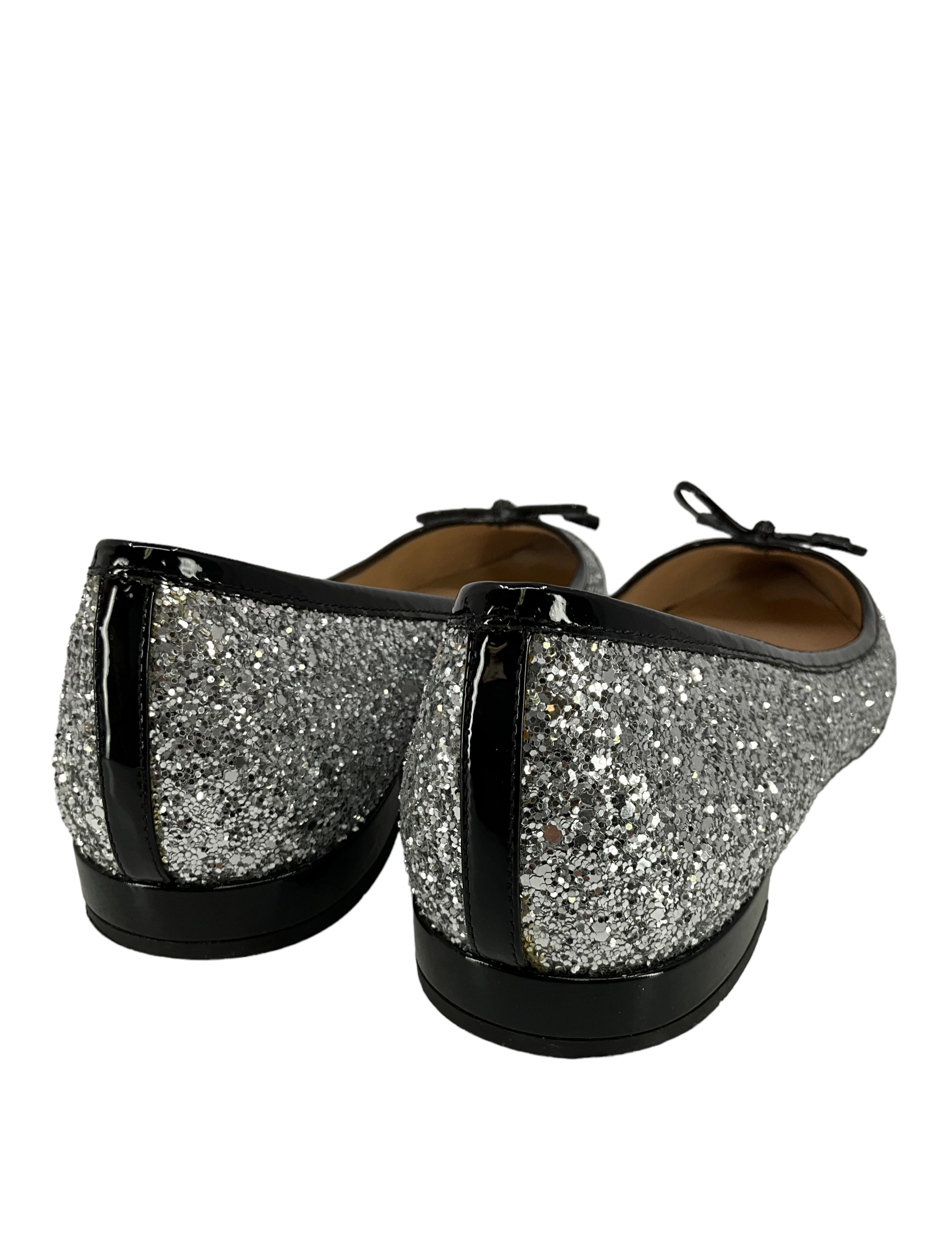 Prada Glitter Ballet Flats Size 9 - Shop now!