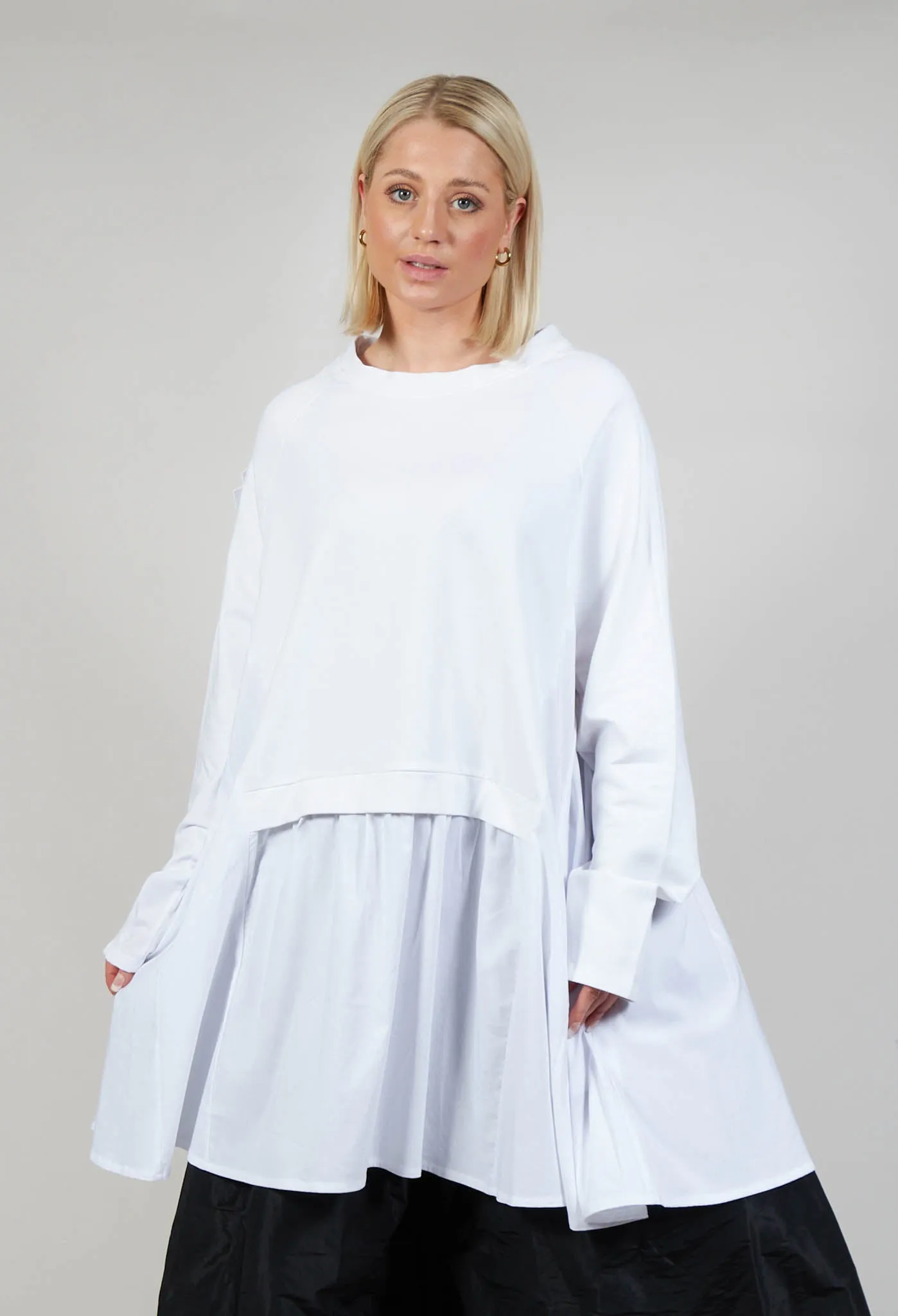 White Pullover Jersey Tunic - Shop Now