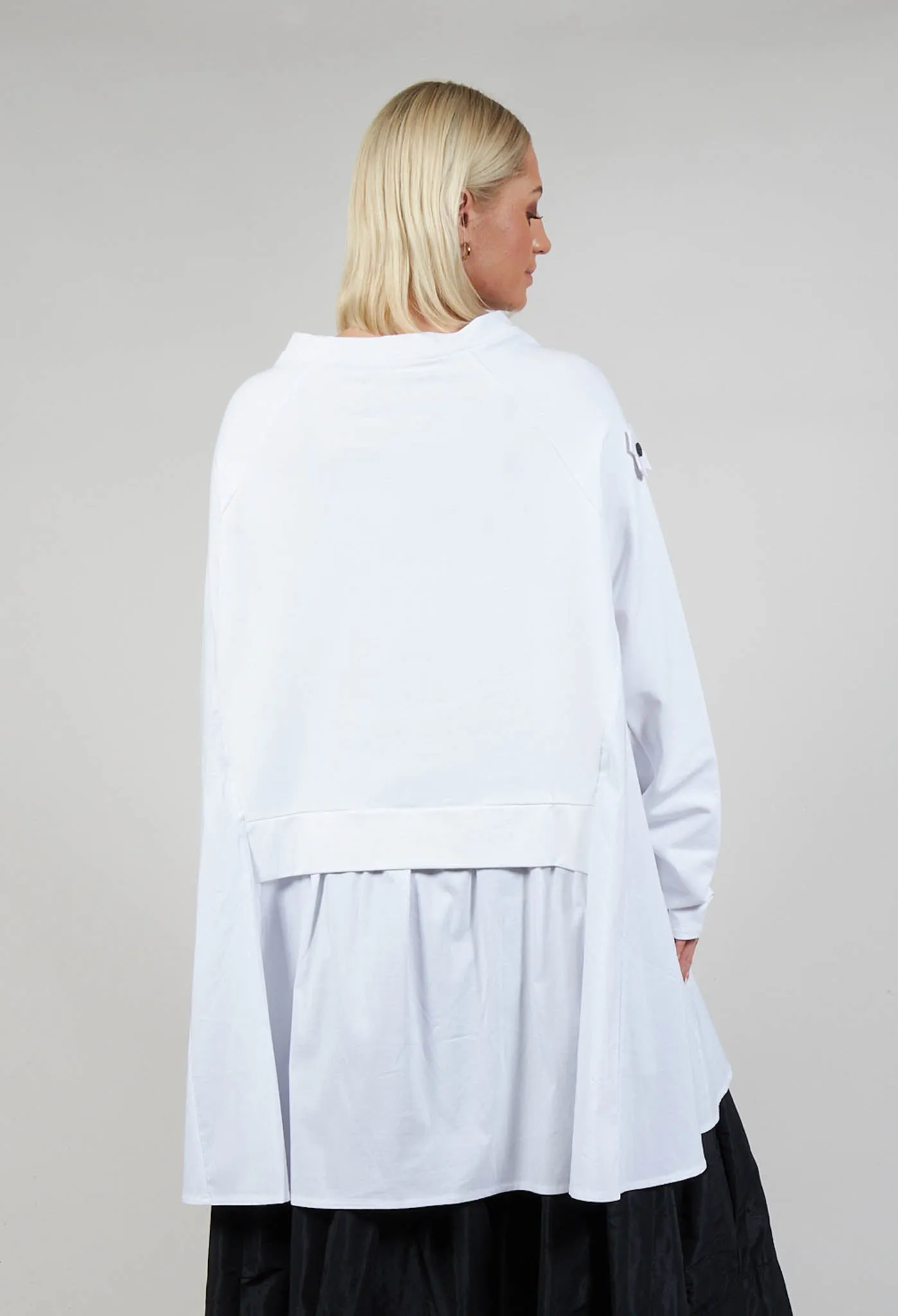 White Pullover Jersey Tunic - Shop Now