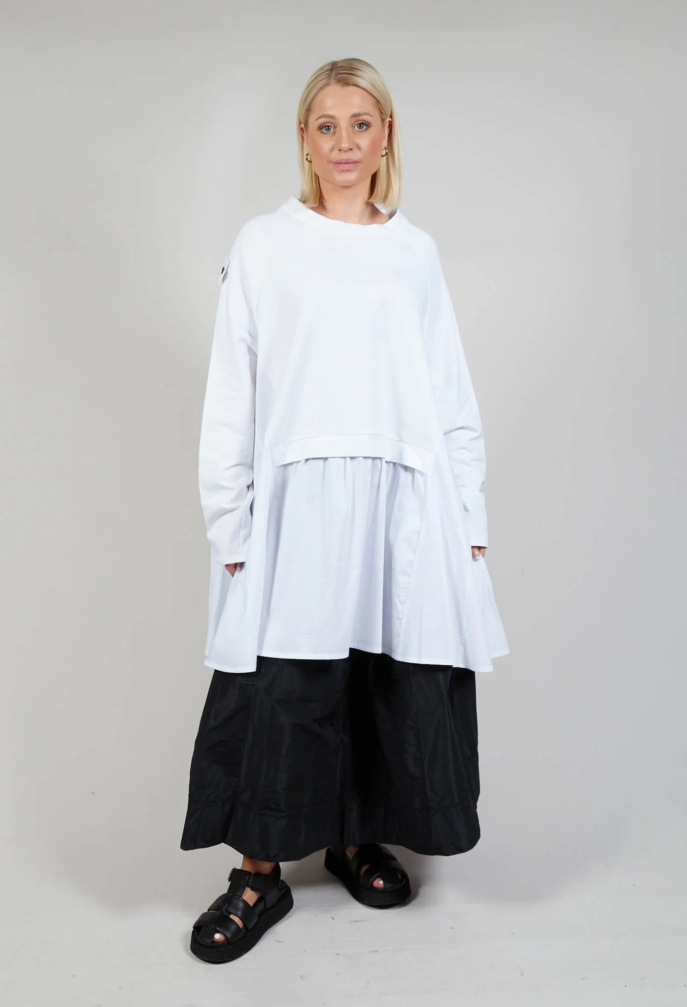 White Pullover Jersey Tunic - Shop Now