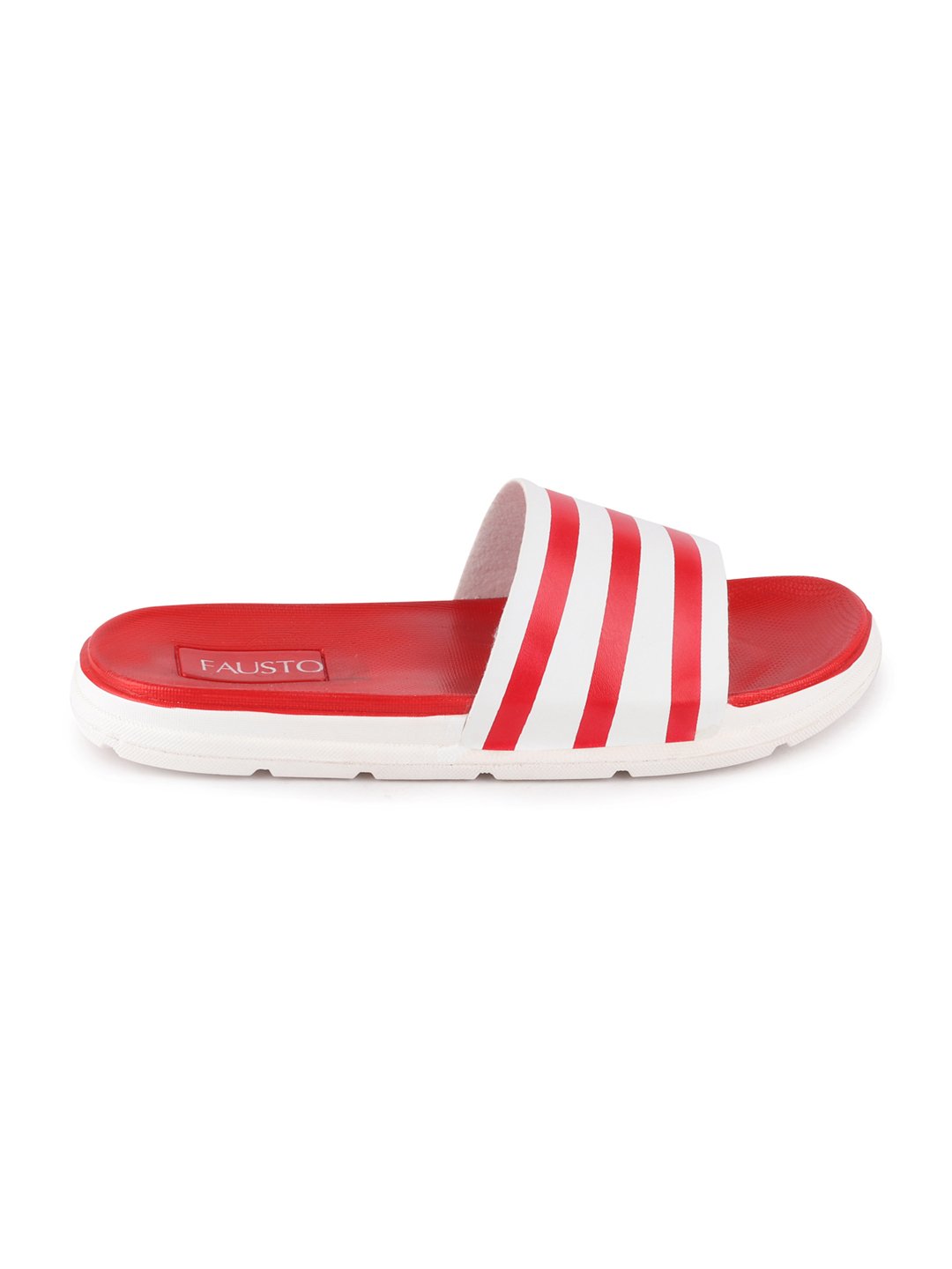 Red Men's Casual Slip-On Flip-Flops