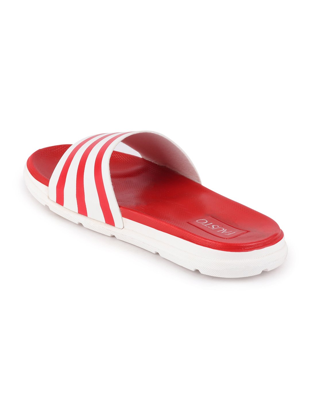 Red Men's Casual Slip-On Flip-Flops