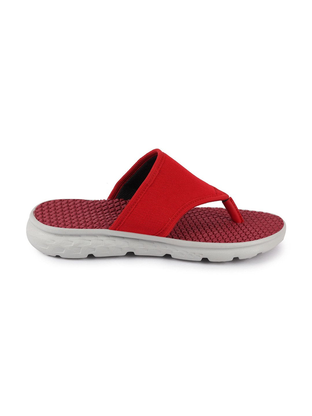 Red Men's Slip On Slider Flip Flops
