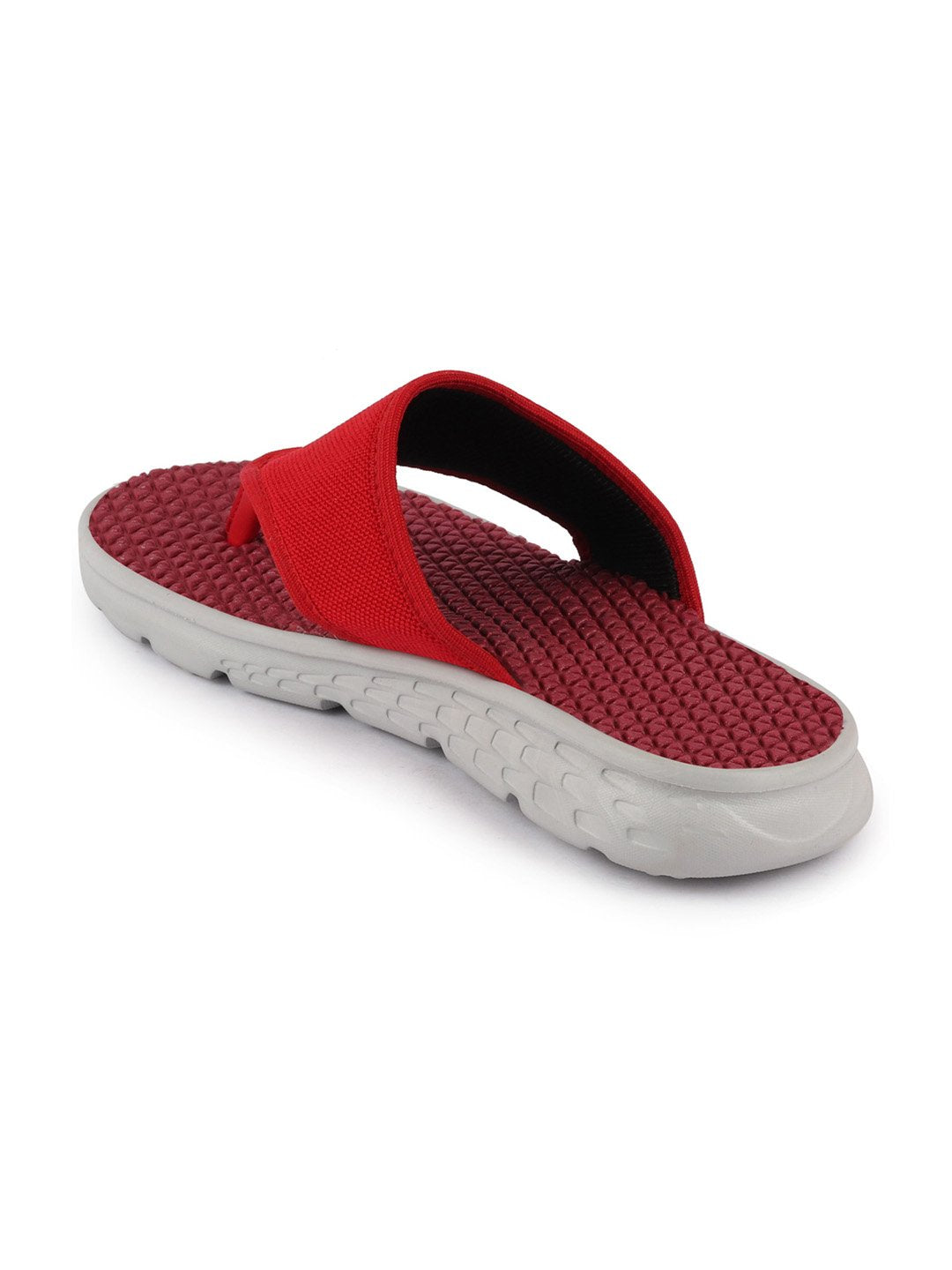 Red Men's Slip On Slider Flip Flops
