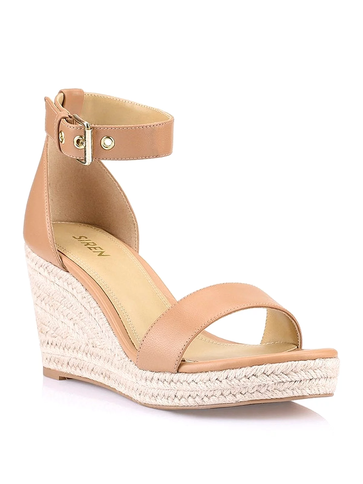 Reign II Wedge Sandals - Tan Leather