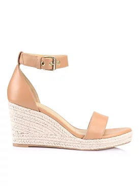 Reign II Wedge Sandals - Tan Leather