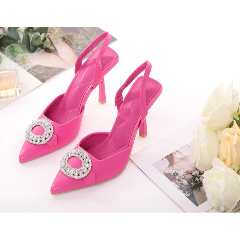 Rhinestone Heeled Sandals