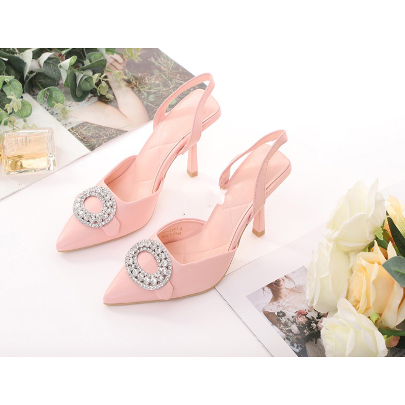 Rhinestone Heeled Sandals