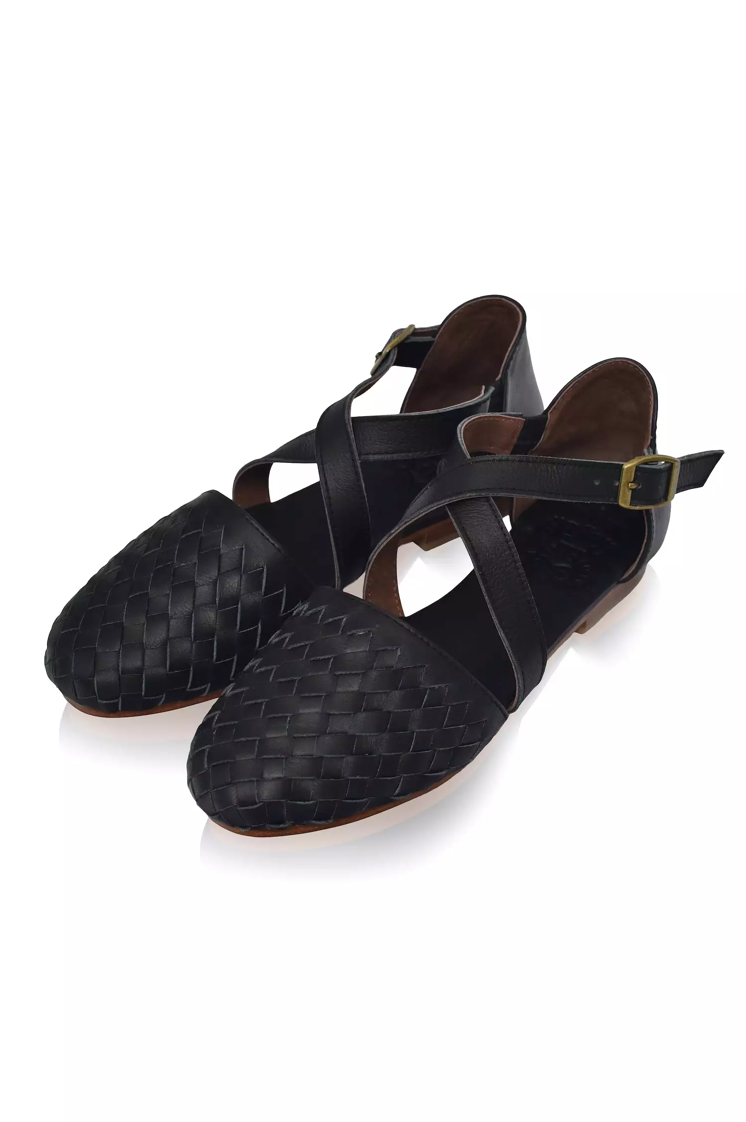 Riviera Leather Flats - Stylish Leather Flats - Womens Leather Flats