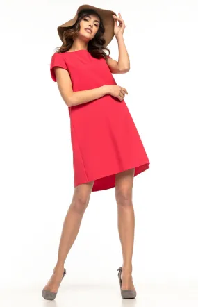 Short Red Loose-Fitting Dress