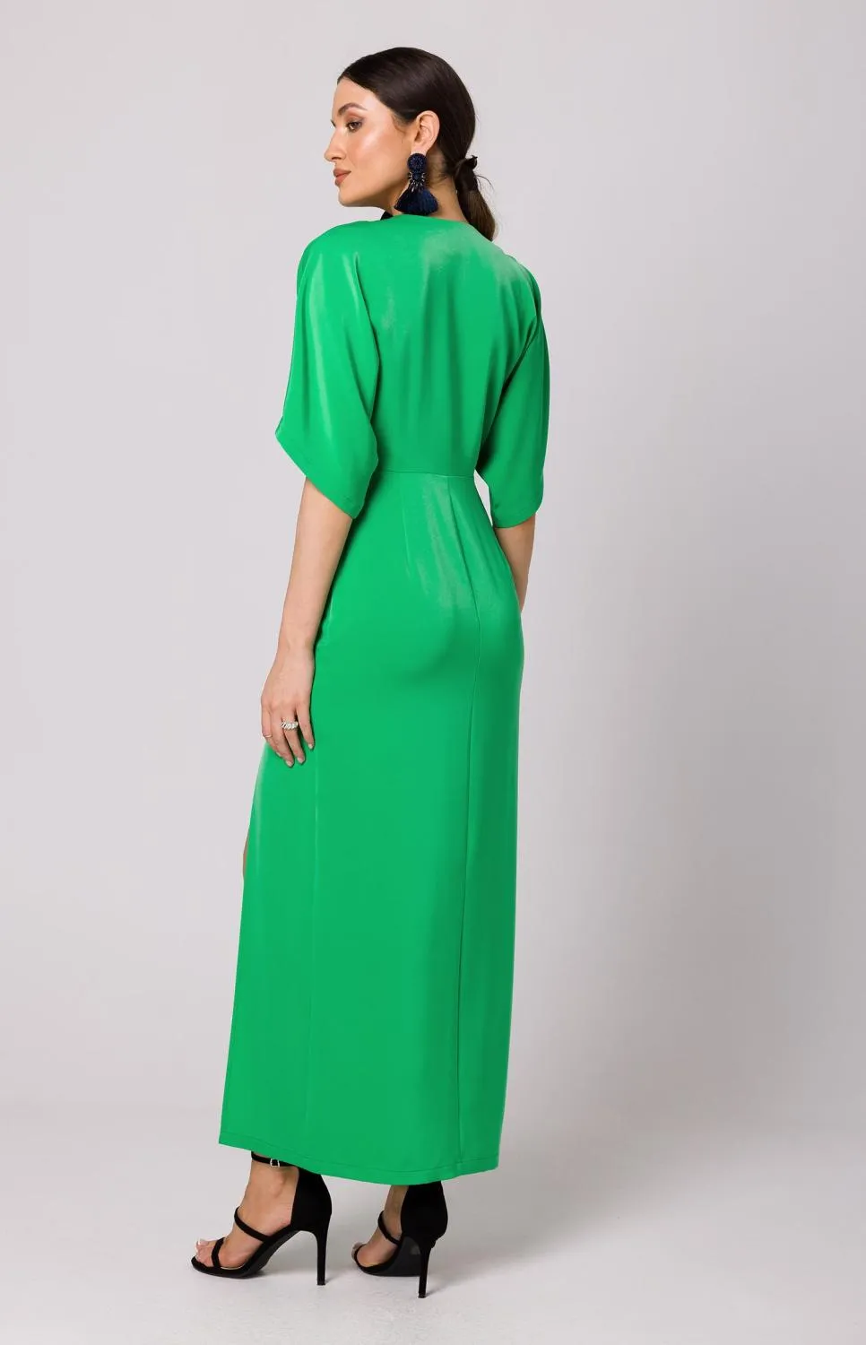 Apple green maxi dress