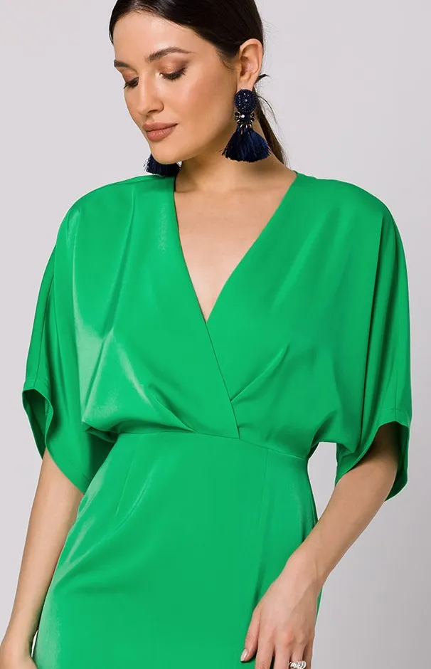 Apple green maxi dress