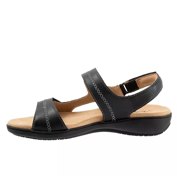 Romi Stitch Black Sandals - Shop now!