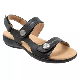 Romi Stitch Black Sandals - Shop now!