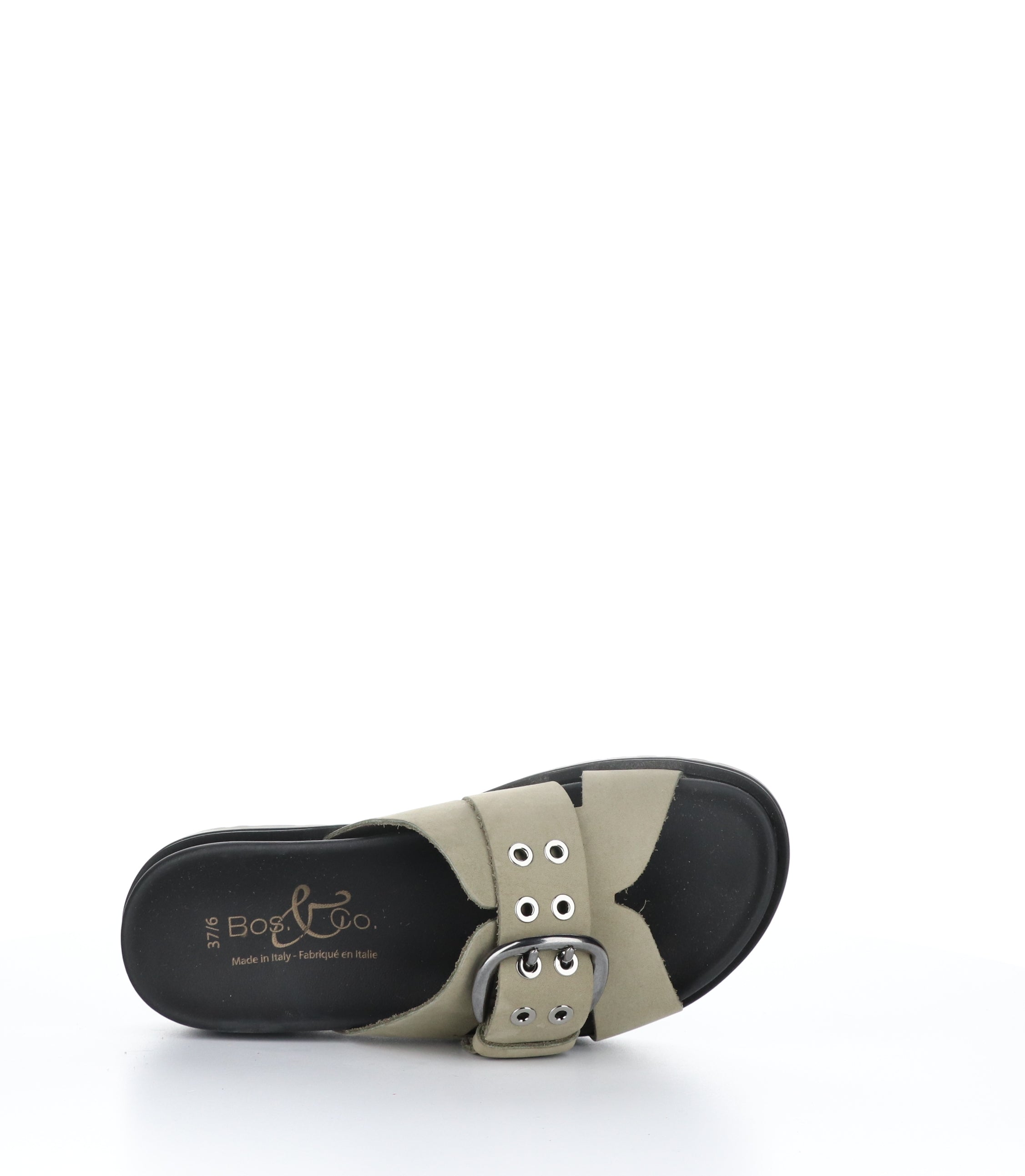 Salerno Taupe Slip-on Slides Fango