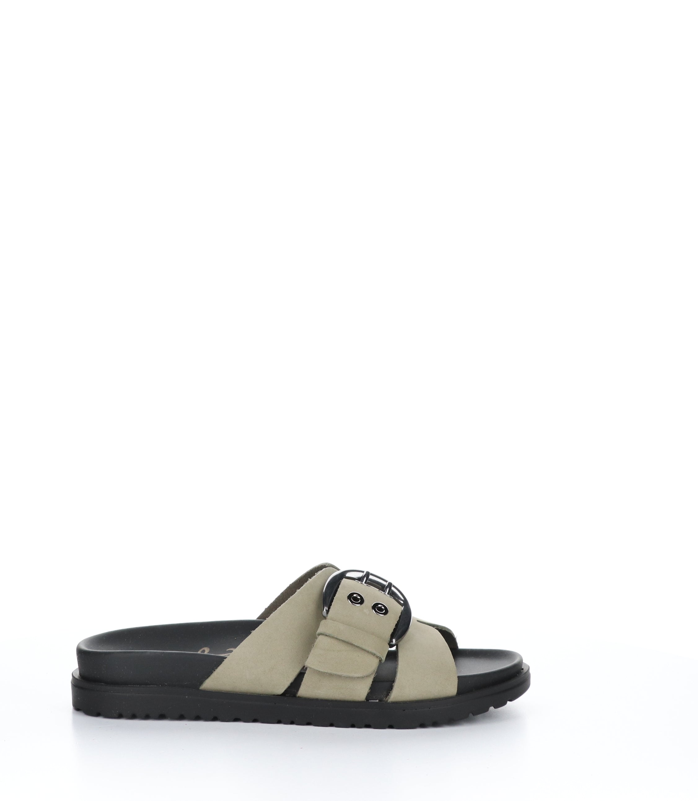 Salerno Taupe Slip-on Slides Fango