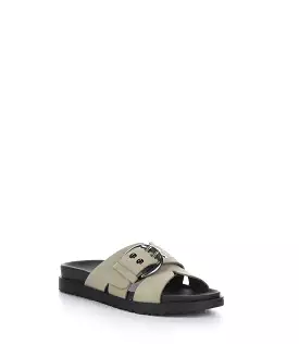 Salerno Taupe Slip-on Slides Fango