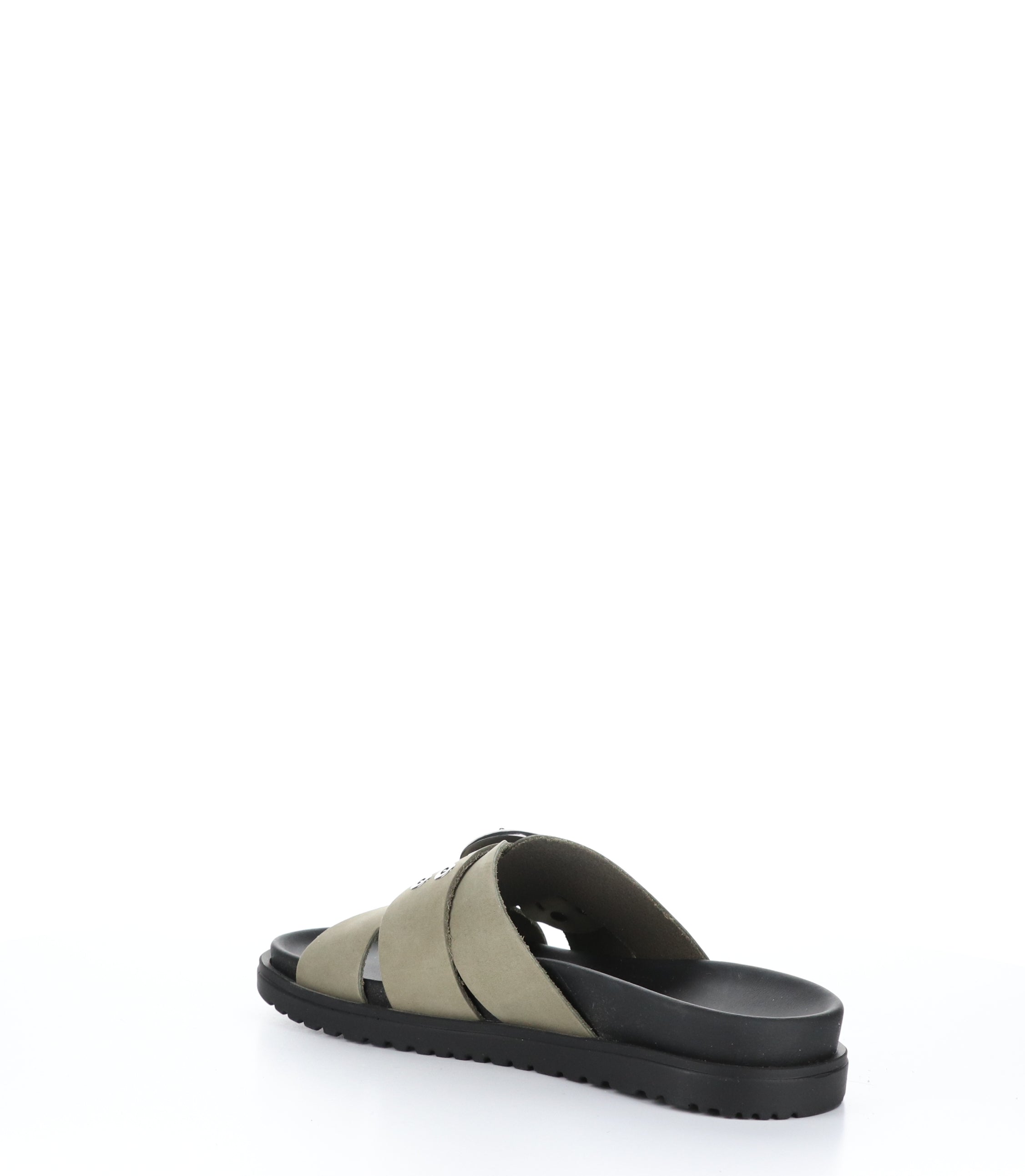 Salerno Taupe Slip-on Slides Fango