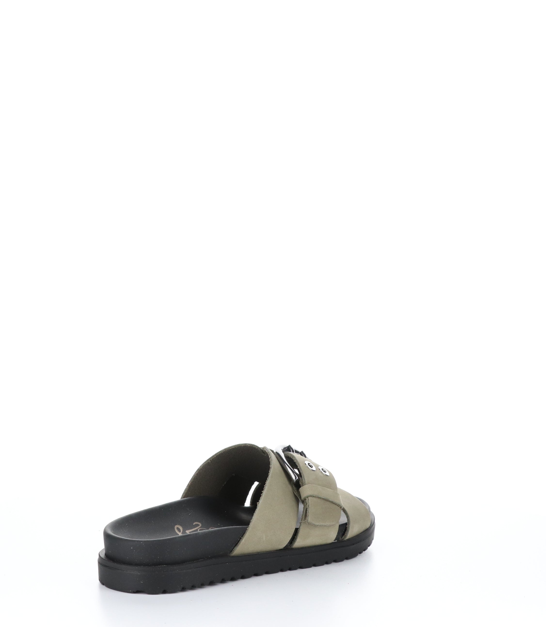 Salerno Taupe Slip-on Slides Fango