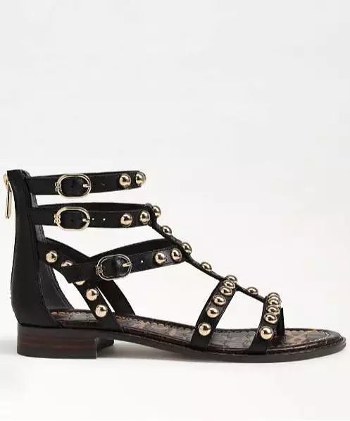 Sam Edelman Estella Studded Sandal - Black