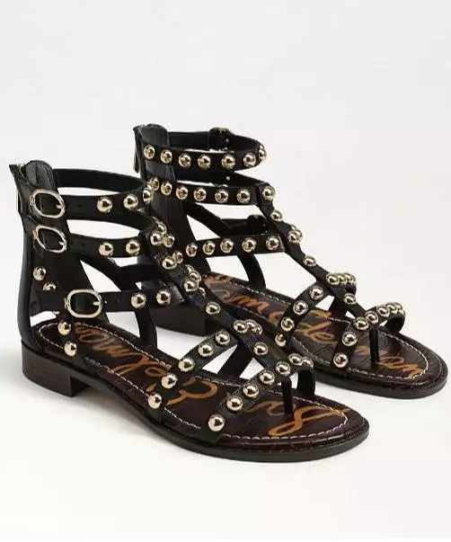 Sam Edelman Estella Studded Sandal - Black