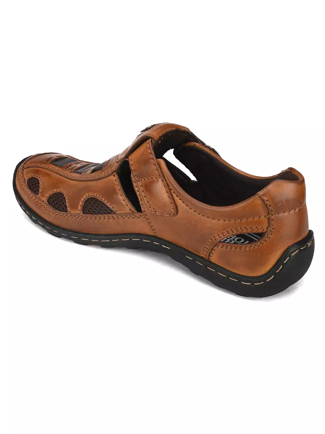 sandal for men - casual tan - solid color