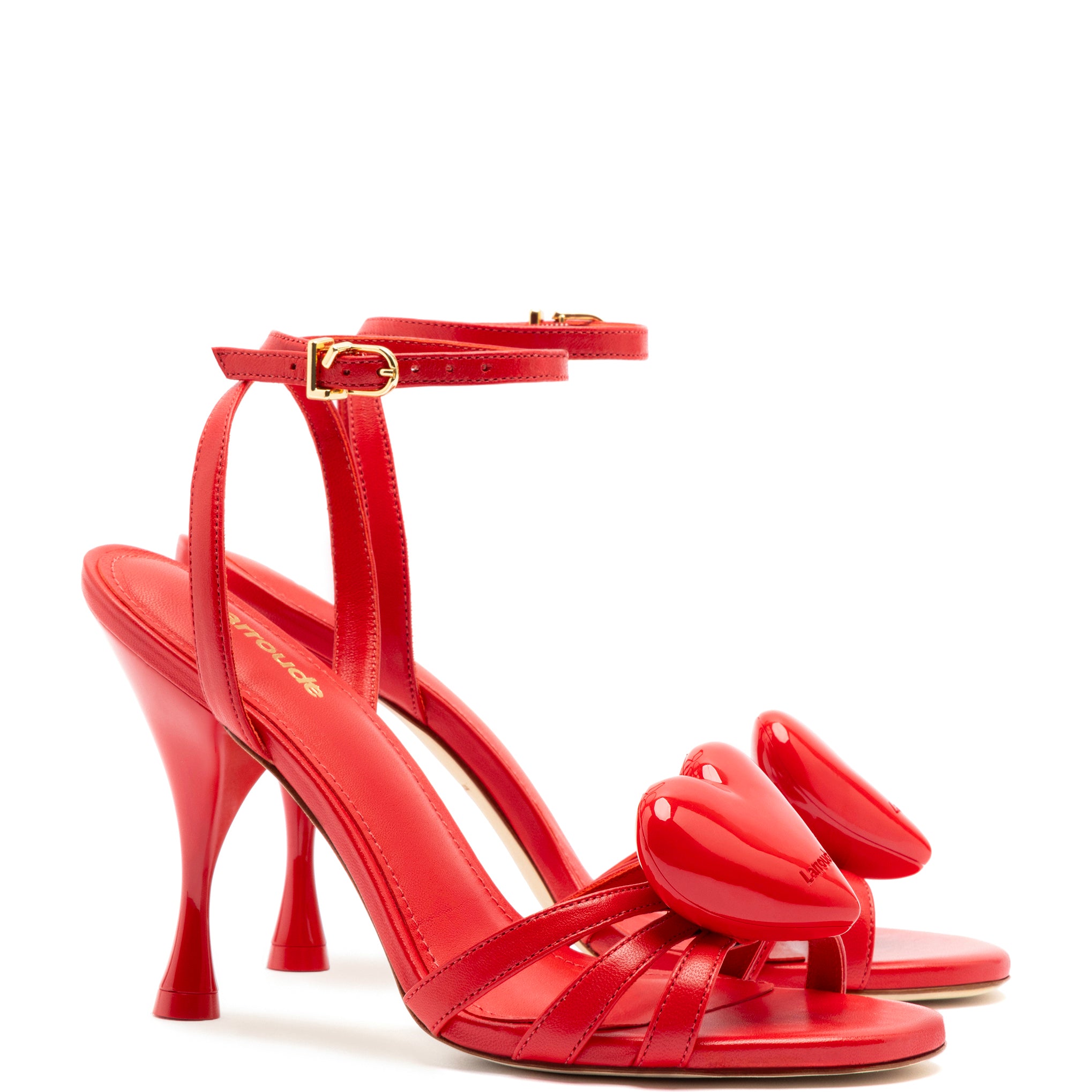 Scarlet Leather Amore Sandal | Shop Now