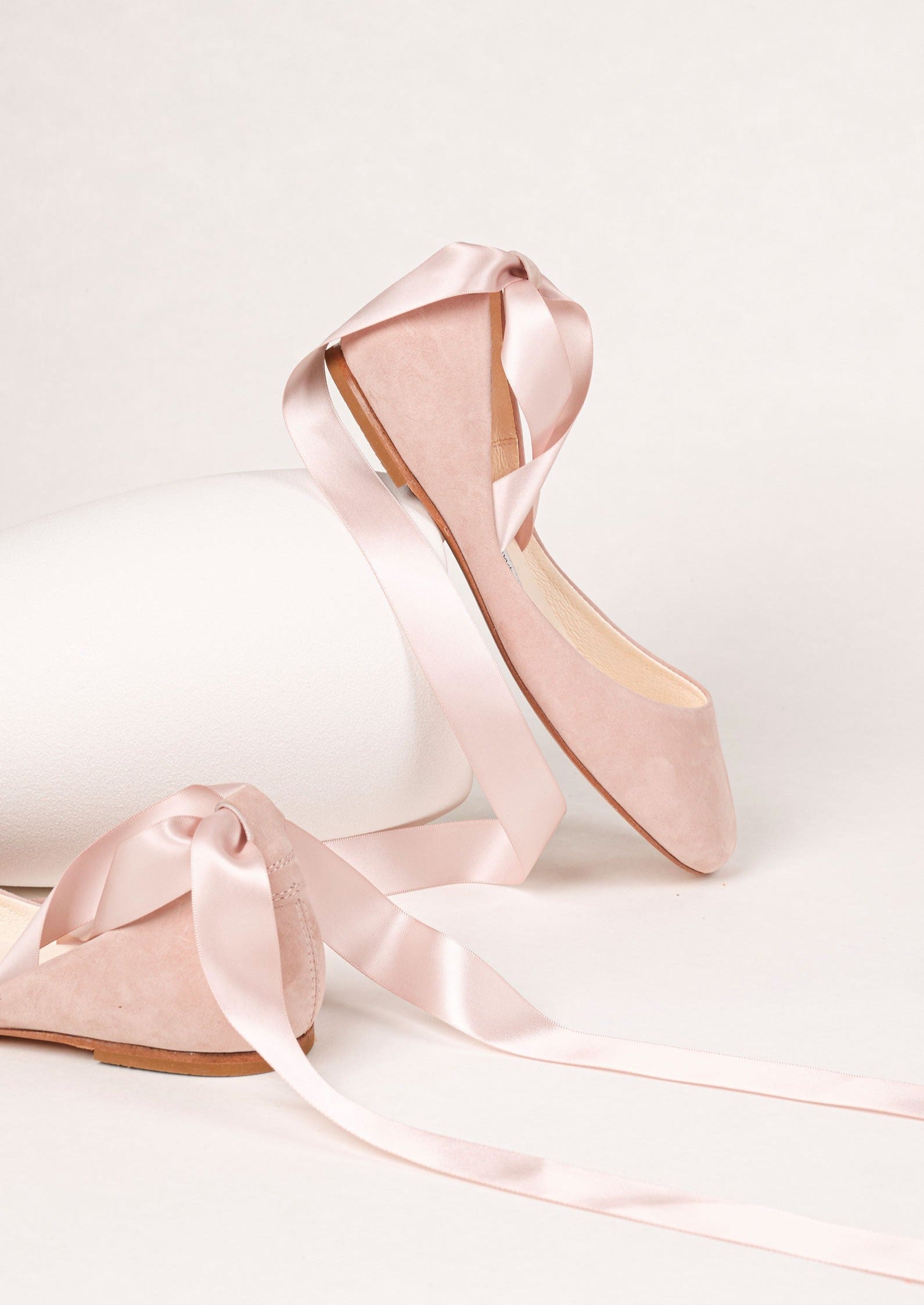 Sienna Ballet Flats - Blush Nubuck | Shop now.