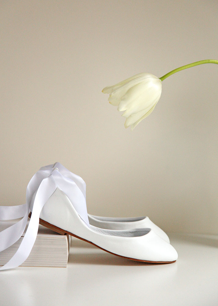 Sienna ballet flats Lily white