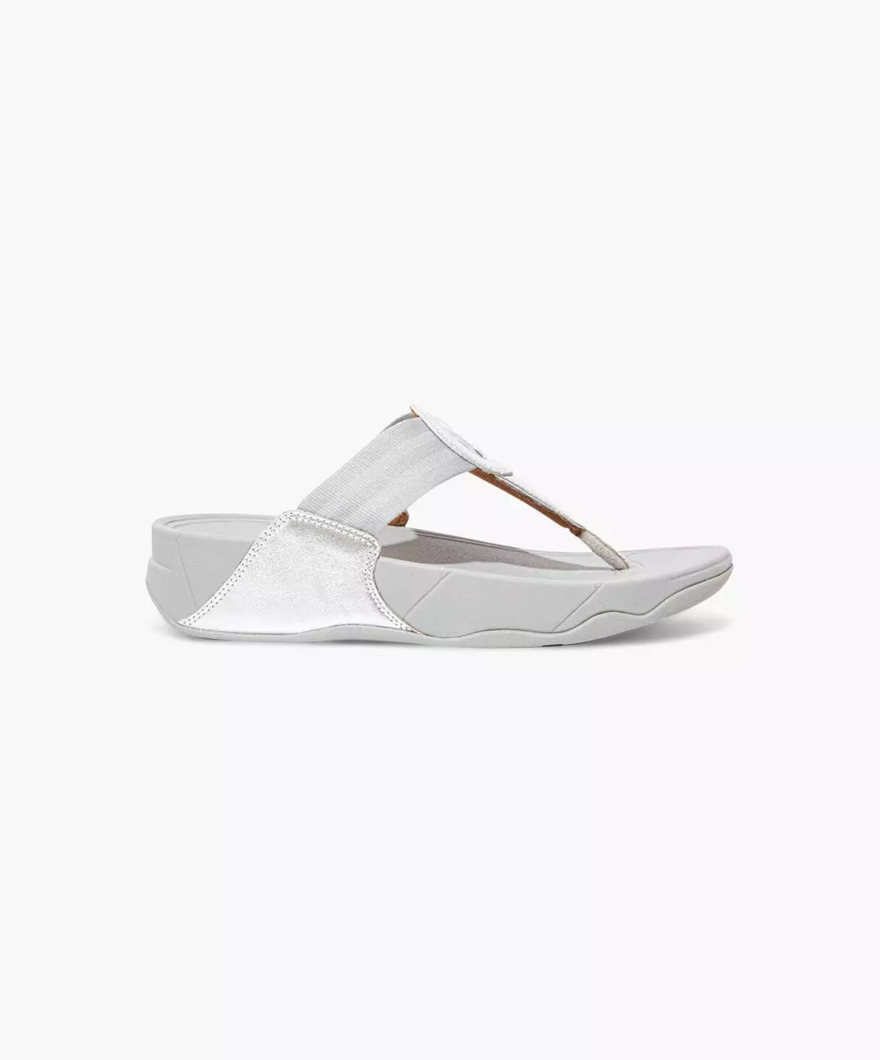 Silver FitFlop Walkstar Toe Post Sandals