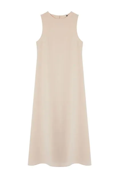 Satin Sleeveless Woven Lining Dress