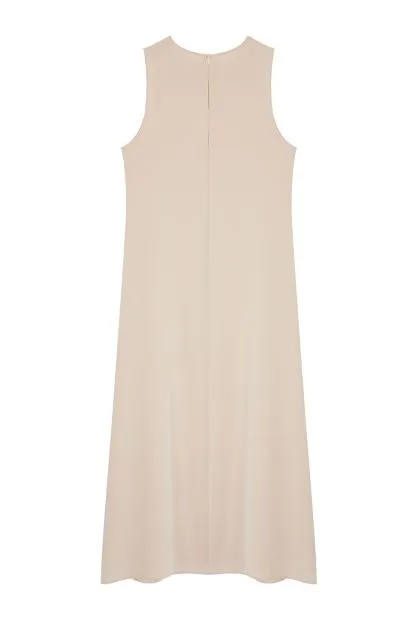 Satin Sleeveless Woven Lining Dress