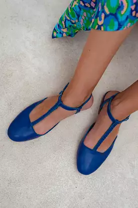 Slingback Leather Flats