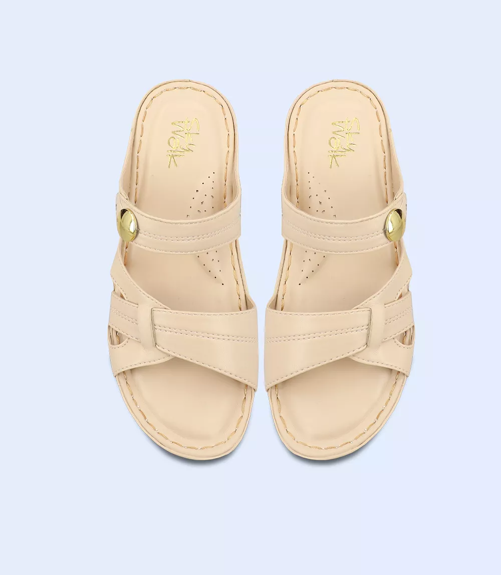 [Slipper Comfort Women Beige BW9731]