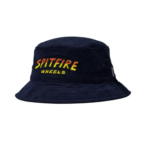 Spitfire Script Buckt Hat Navy