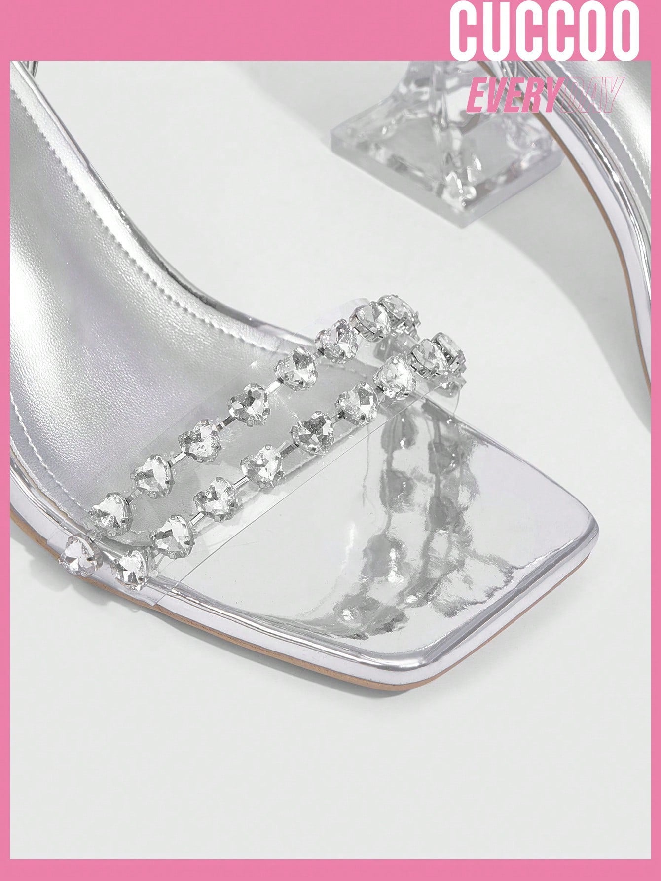 Spring and summer high heel sandals for women.