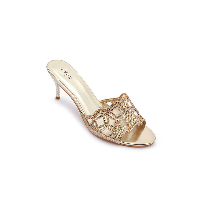 Stiletto Mule HL 22 with Beautiful Embellishments