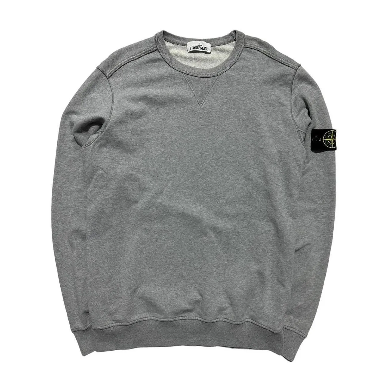 Stone Island Grey Crewneck Pullover