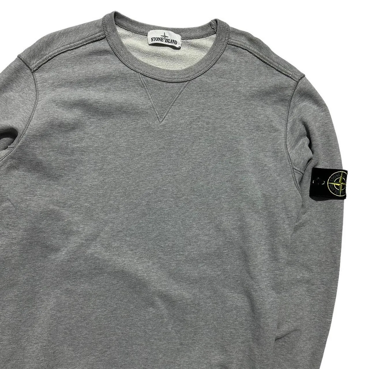 Stone Island Grey Crewneck Pullover