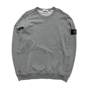 Stone Island Grey Crewneck Pullover