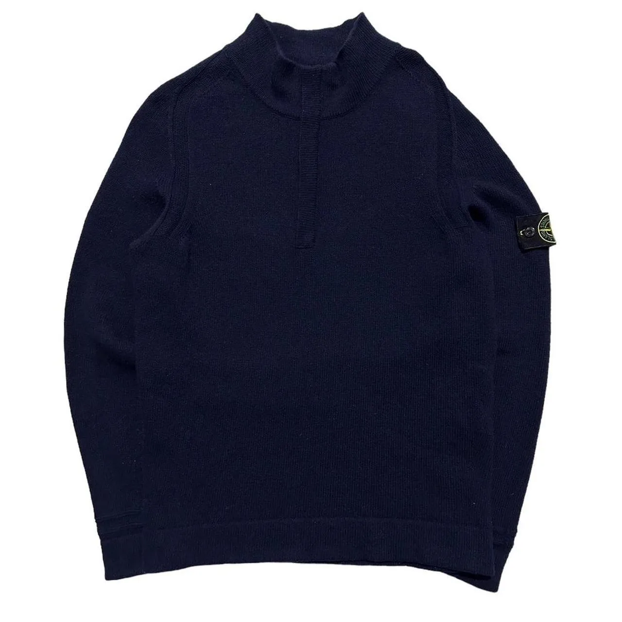 Stone Island Navy Zip Pullover