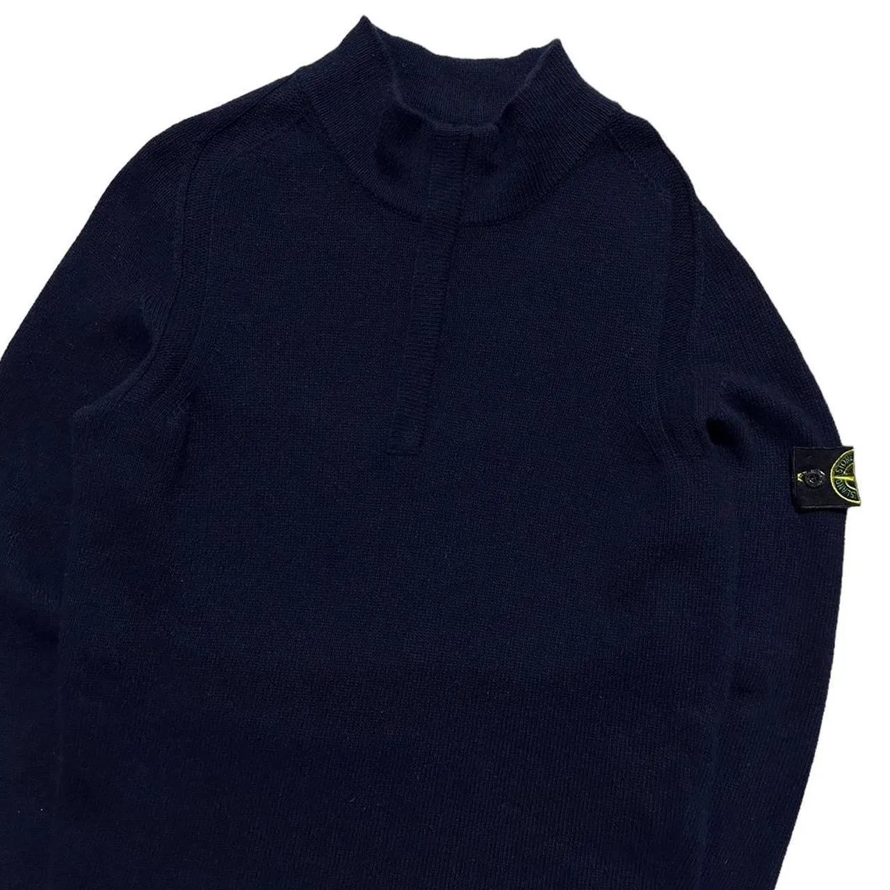 Stone Island Navy Zip Pullover