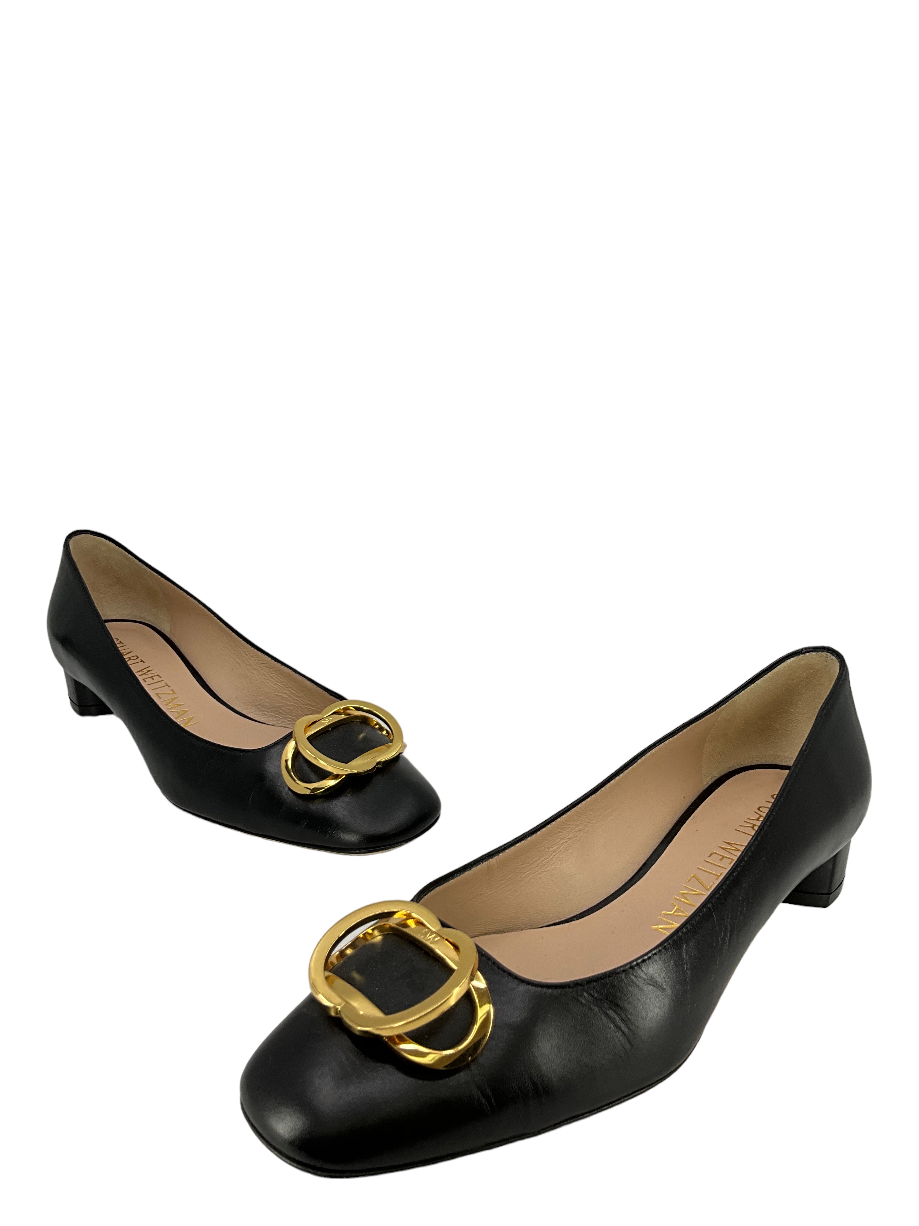 Stuart Weitzman Leather Flats 8