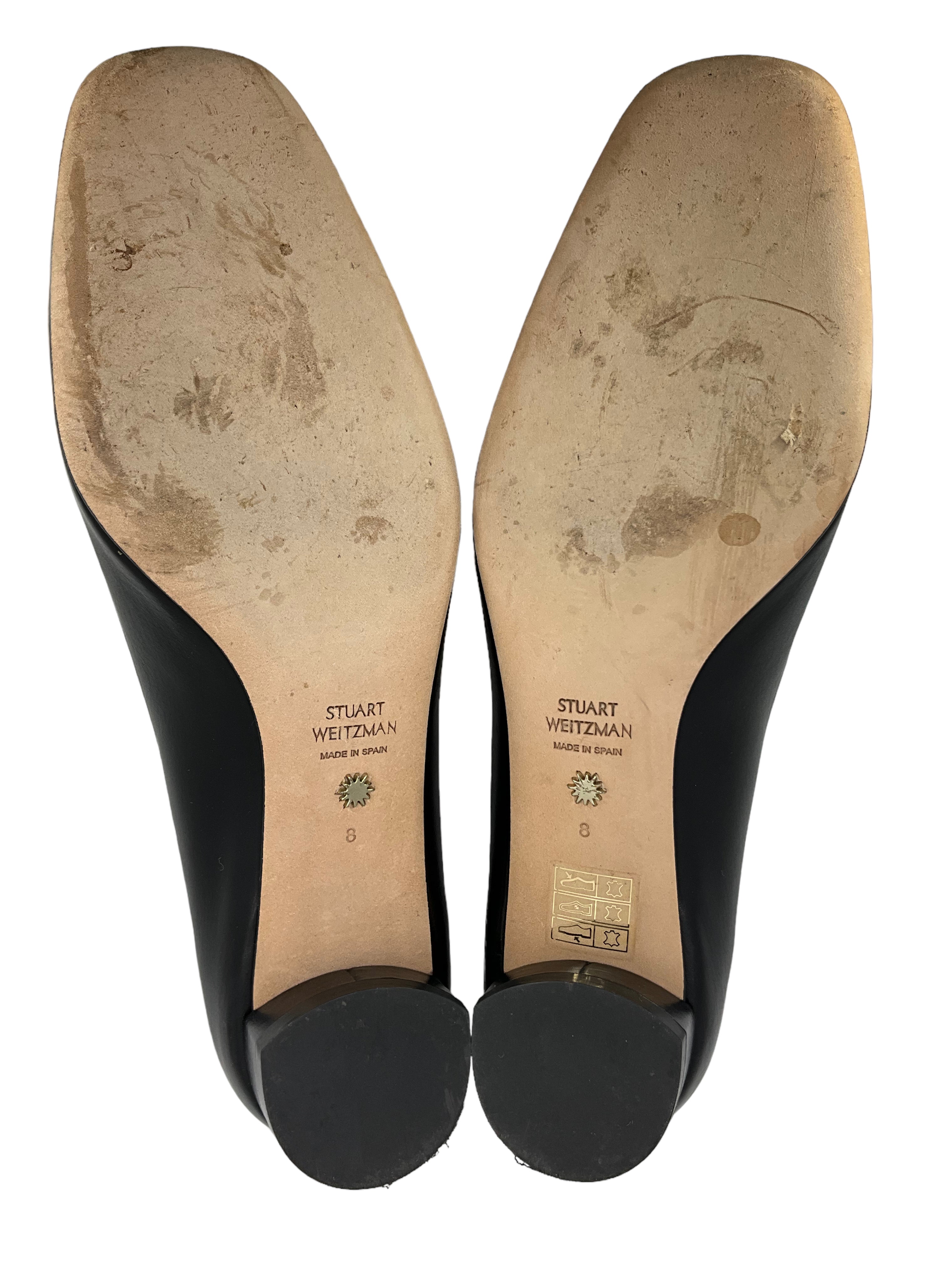 Stuart Weitzman Leather Flats 8