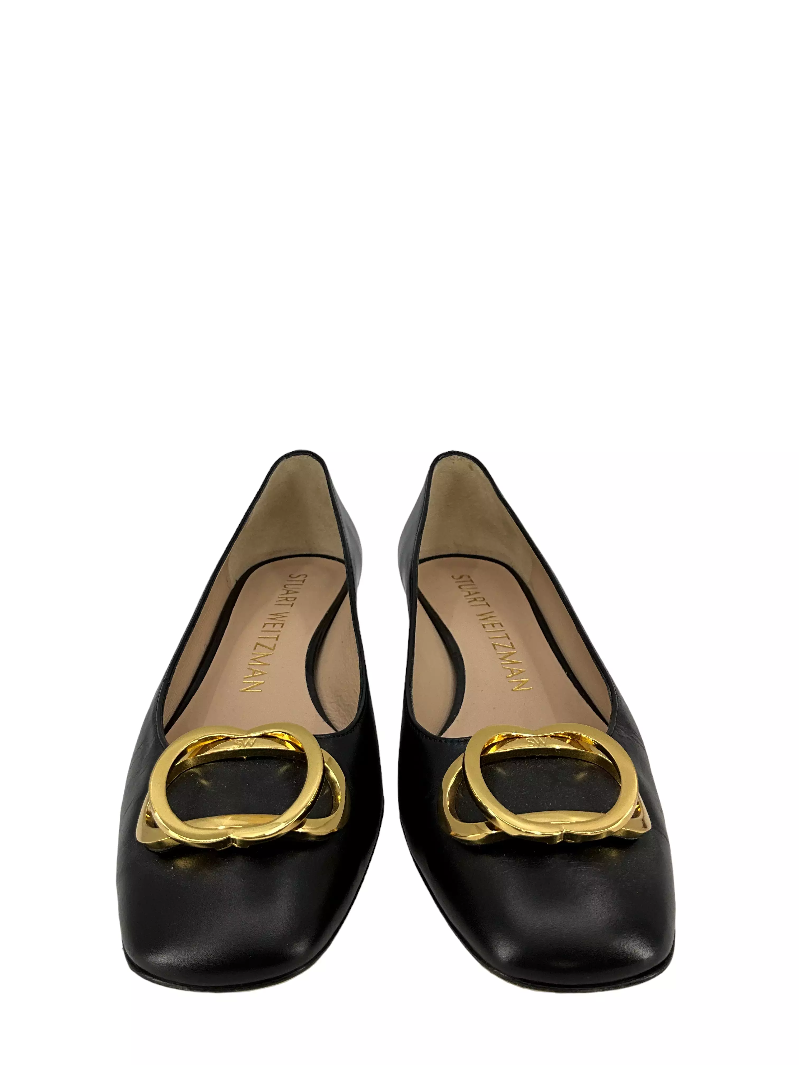 Stuart Weitzman Leather Flats Size 8 - Buy Online Now!