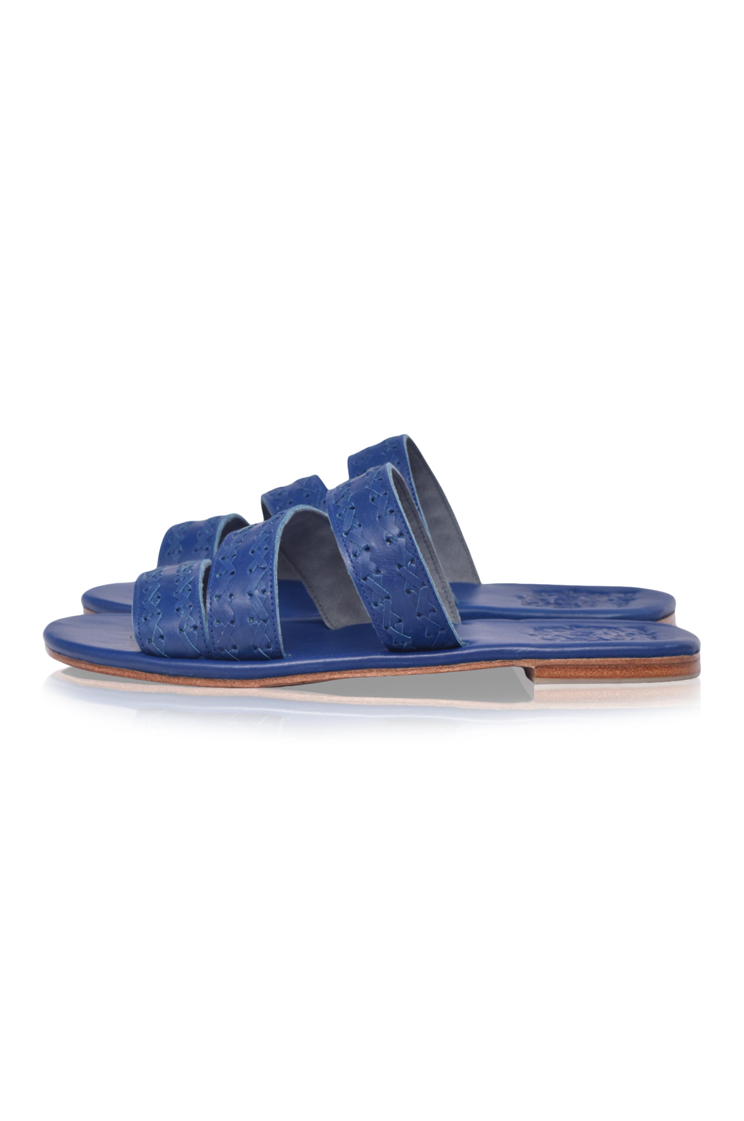 Stylish Leather Slide Sandals for Sailing