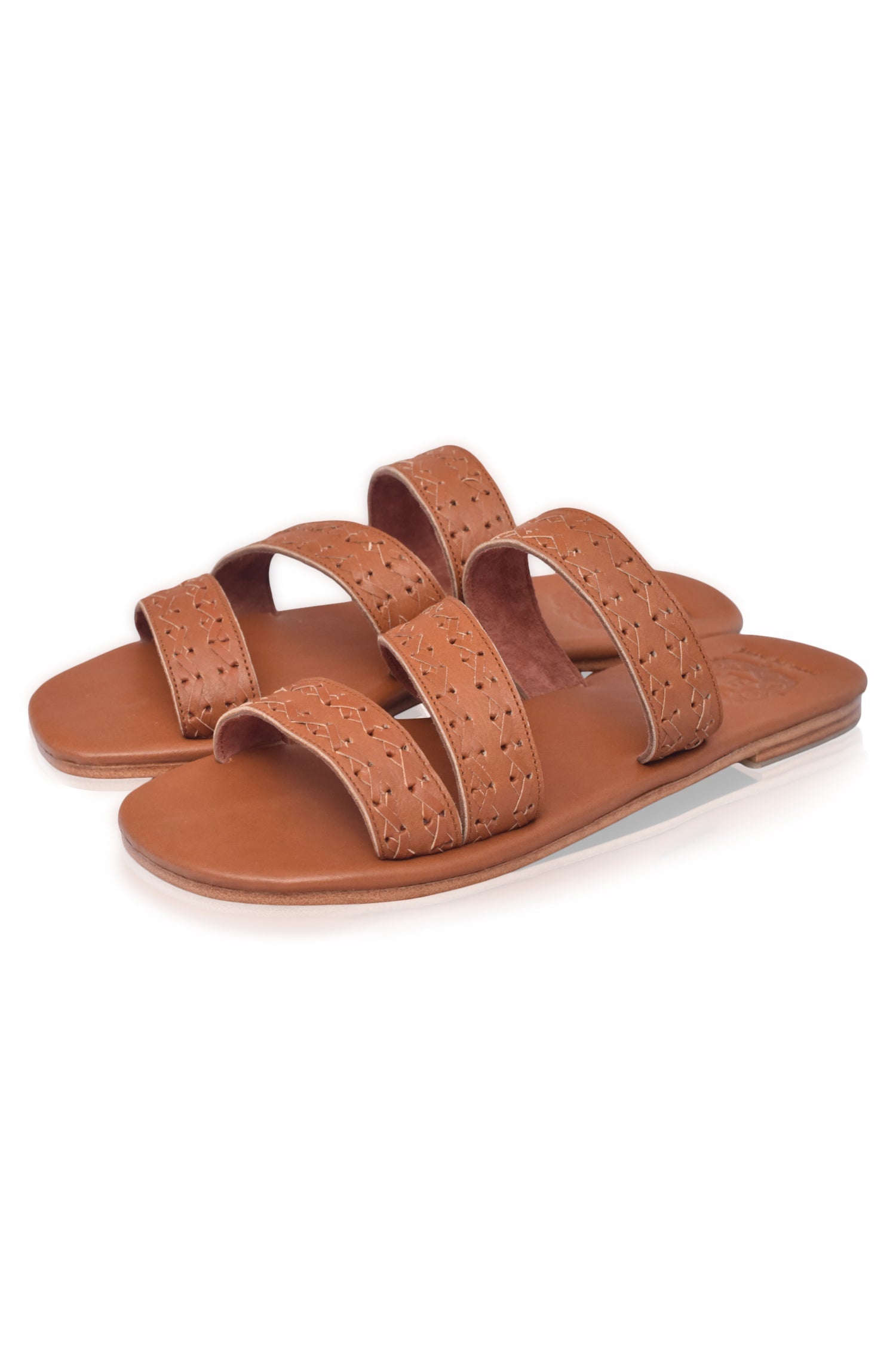 Stylish Leather Slide Sandals for Sailing