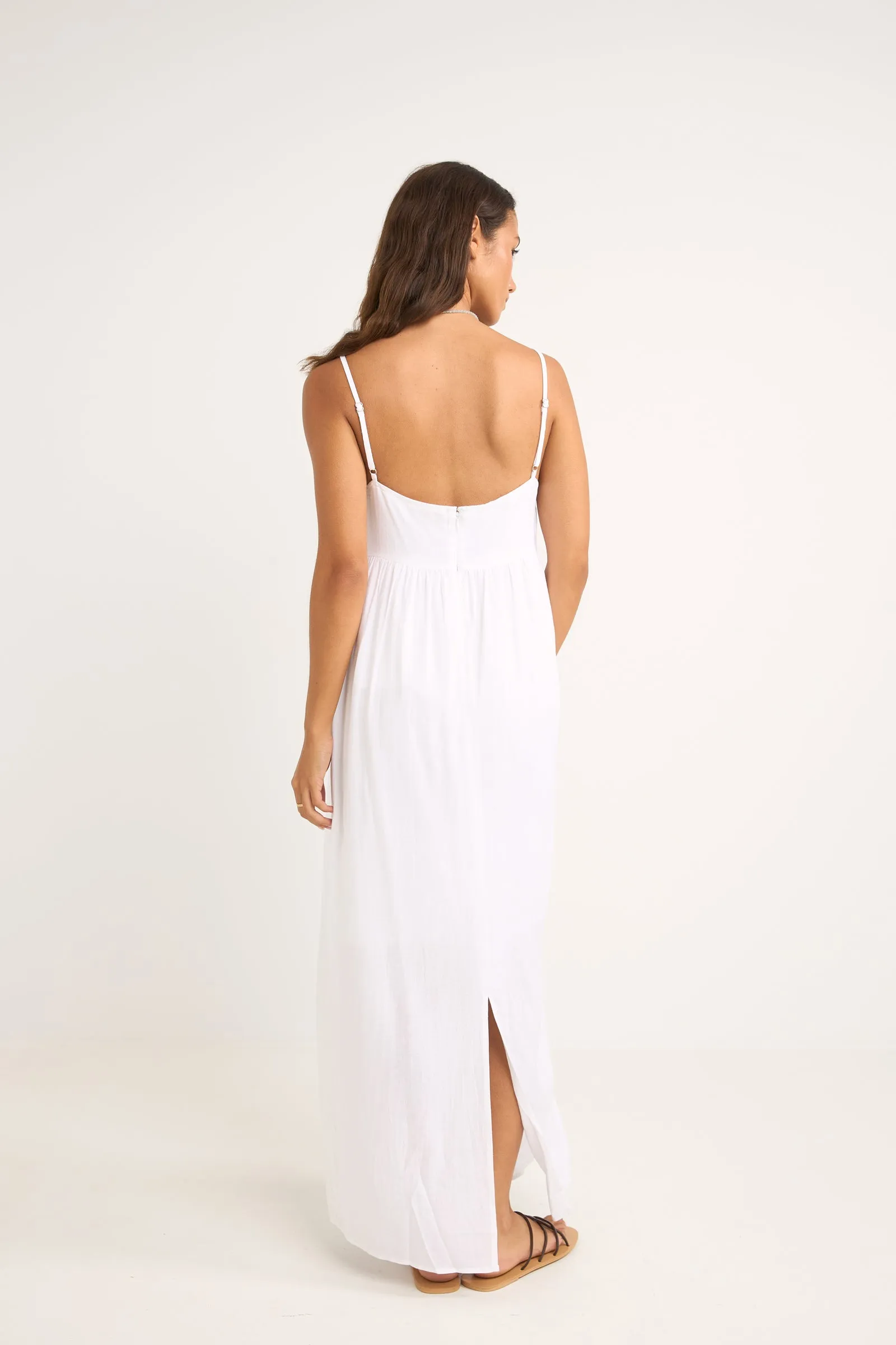 Suki Maxi Dress - Coconut, Trendy and Stylish