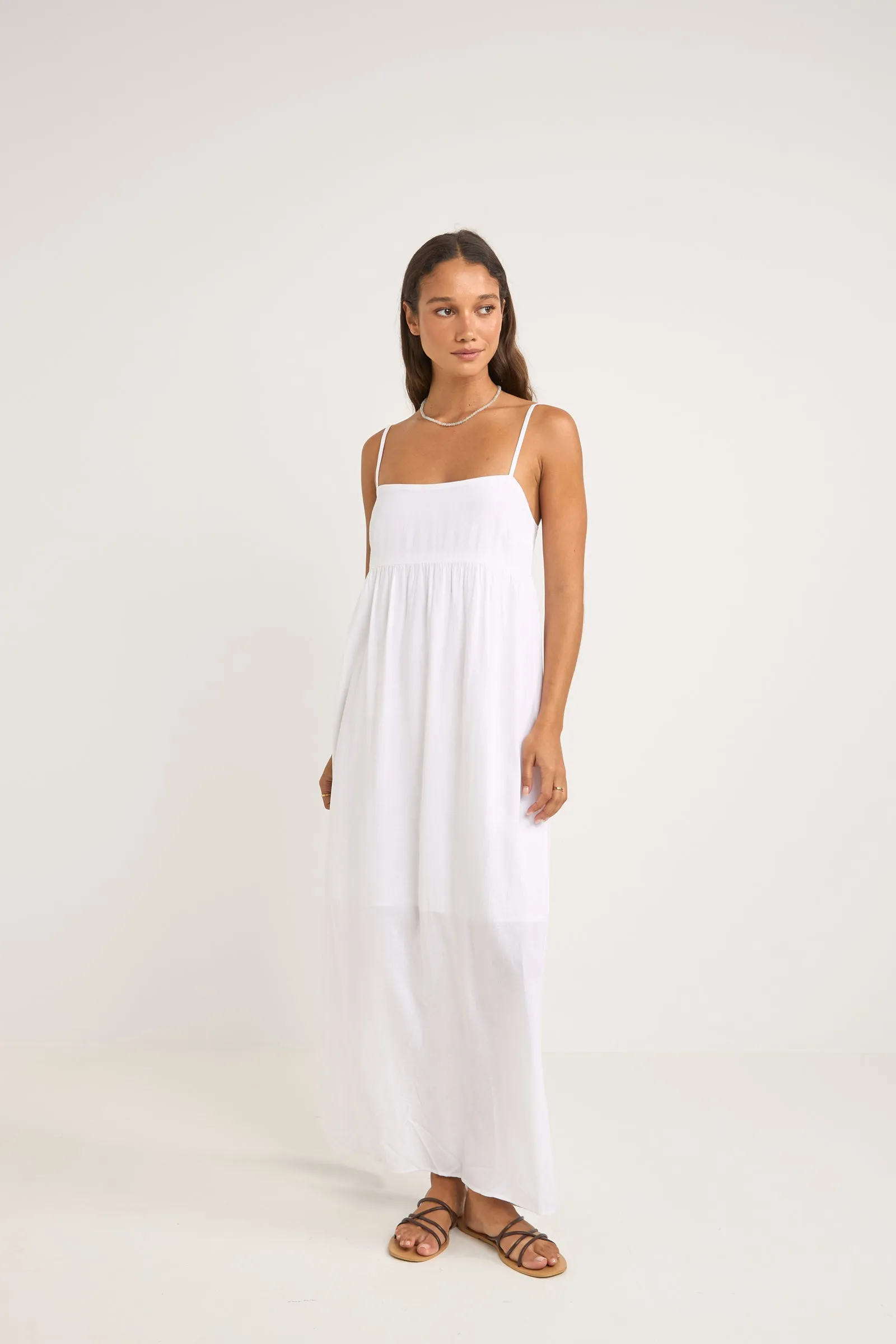 Suki Maxi Dress - Coconut, Trendy and Stylish